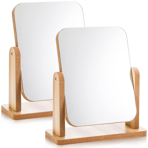 Pack vanity mirror with wood - 2,