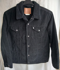 Levi's Premium Men's Size XL  Sherpa Corduroy Trucker Jacket 16365-0068 Snap.