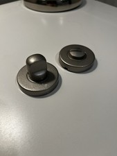 Satin Nickel Ex Display Thumbturn Bathroom Lock [no fixings]