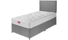 Single 3ft grey fabric - grey,