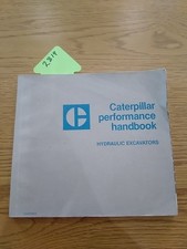 Caterpillar CAT Performance Handbook Hydraulic Excavator