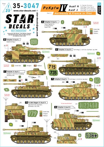 Star decals 3047 35 - decals, 35-3047