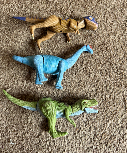 Set plastic dinosaur - set,