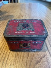 VINTAGE ANTIQUE LYONS TEA TIN