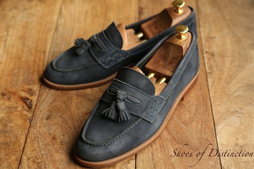 Russell bromley blue nubuck - russell, &