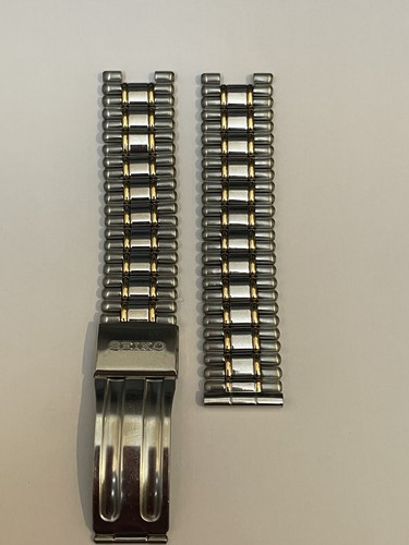 Seiko 18mm two tone stainless - 18mm,