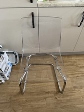 IKEA Transparent/ Chrome