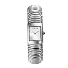 LINKS OF LONDON Analogue Ladies S-Steel White Sweetie Strap Watch L NEW RRP545