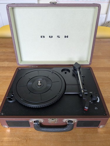 Bush portable suitcase record - bush,