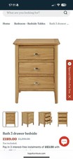 Bedside cabinet/table rrp £130/190
