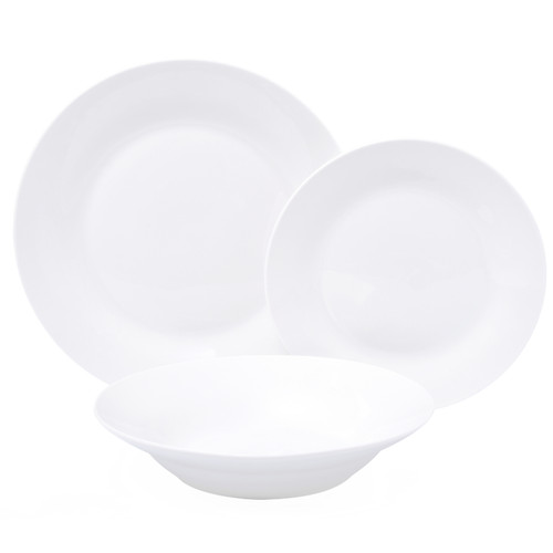 White dinner set piece - dinner, 12