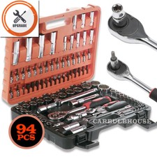 94 Pcs 1/4" & 1/2" Socket