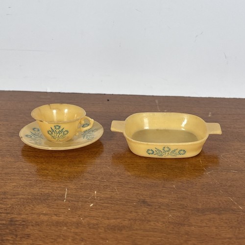 Vintage mini corning ware - vintage, doll
