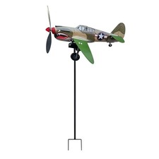 2D Airplane Metal Windmill