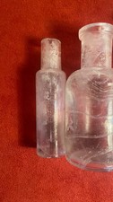 Antique glass bottles - 3, late