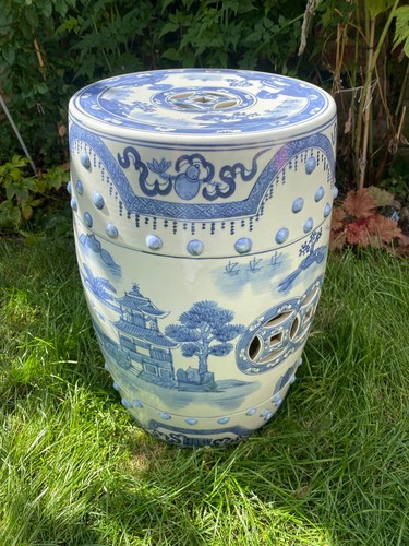 Vintage chinese blue - blue, white
