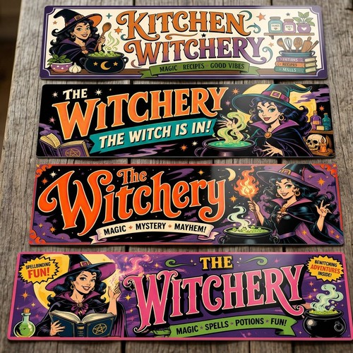 Witchery witch metal - metal, 28cm