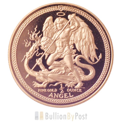 Isle man angel gold coin - of,