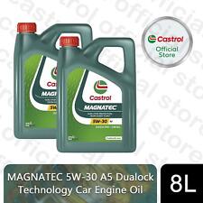 Castrol MAGNATEC 5W-30 A5 Car Engine Oil Dualock Technology, 8 Litre
