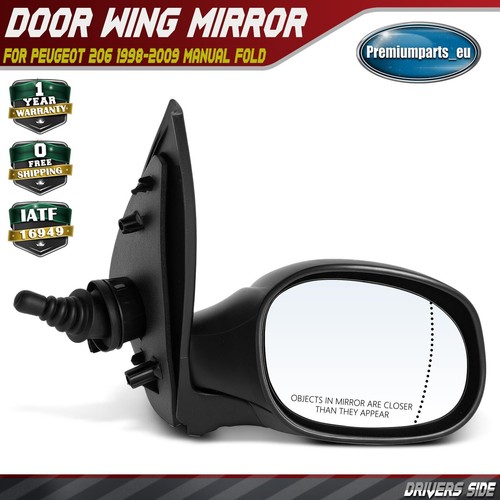 Manual door wing mirror - door,