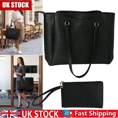 Leather tote bag clutch - pu,