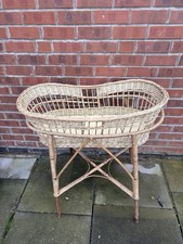 Vintage bamboo crib - bamboo, &