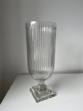  Clear Pressed Glass Flower