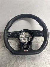 AUDI A3 Q3 S3 S-LINE 2019- MULTIFUNCTION LEATHER PADDLE STEERING WHEEL FLAT BOTT