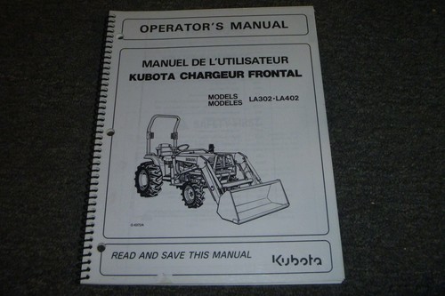Kubota la302 la402 - la402, front