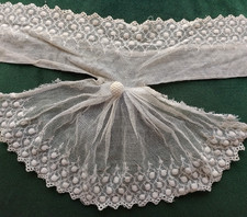 Jabot Antique Lace Victorian