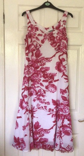 Per una pink floral - una, cotton