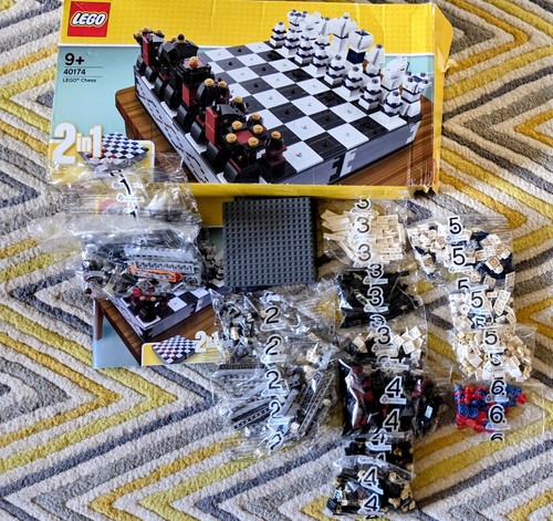 Lego chess set 40174 complete - lego,
