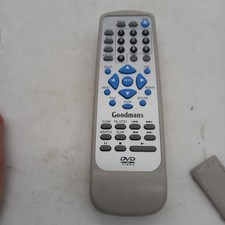GOODMANS DVD PLAYER REMOTE CONTROL for GDVD150 Cleaned Tested And Working