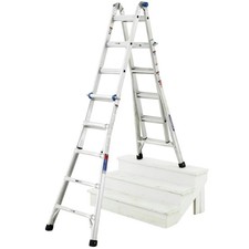 Werner Telescopic Combi Ladder | 4-in-1 Multi-Use | 2.9m to 5.8m I EN131