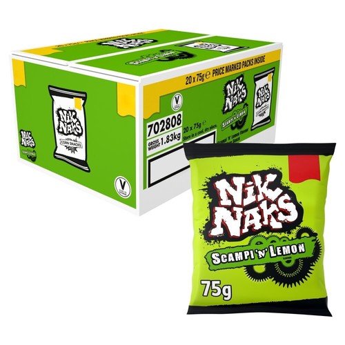 Nik naks scampi - naks, lemon