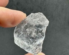 Natural Satyaloka Azeztulite Quartz Crystal Palm Stone from India