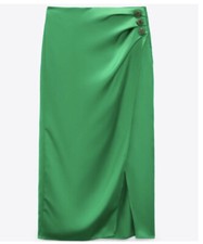 Zara Emerald Green Satin