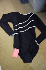 Mixed lycra silver detail long