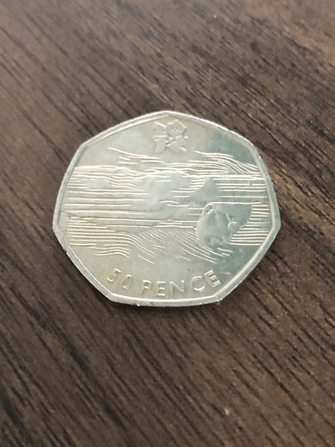 London olympic 2012 50p coins - 2012,