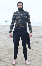 2mm Neo Camo thermal hooded