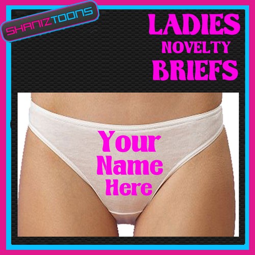 Womens knickers personalised - knickers,