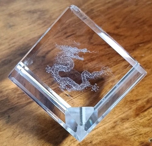 Crystal cube 3d laser - 1.75",