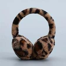 Leopard print soft ear - soft, warmers