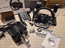 Fanatec GT DD Pro (5Nm) – Wheel Base, GT Steering Wheel, Pedals, boxed