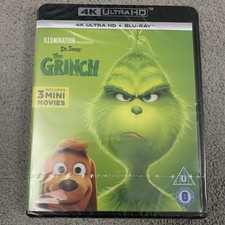 The Grinch 4K UHD Blu-ray, 2019 New Sealed