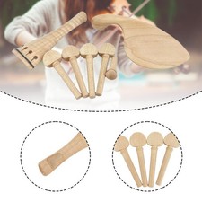 7Pcs 4/4 Maple Violin Parts