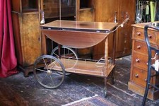 1950's Italian Drop Leaf Drinks Trolley  Table