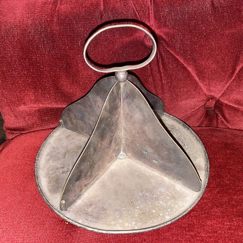Silverplate art deco divided - art,
