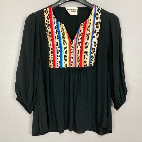 Savanna jane leopard serape - leopard, &