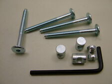 Bed / cot bolts 4 sets of M6 x